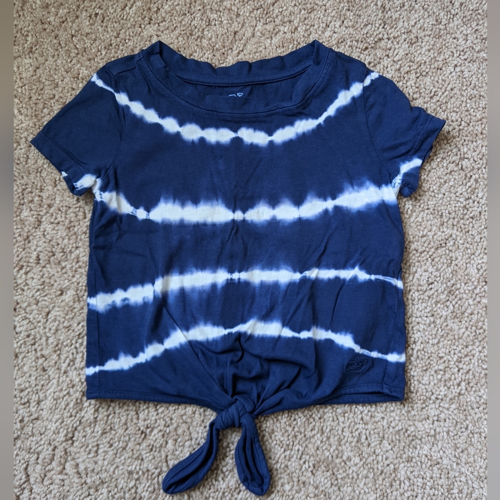 Vineyard Vines Tie-front toddler girl shirt